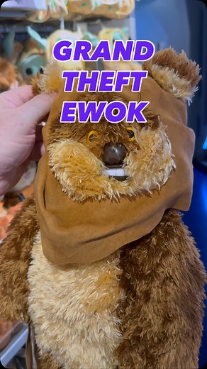 We’re not saying it’s right, but we are saying we regret nothing. 😂 This Ewok backpack is the most adorable thing we’ve found at Disneyland this year! It’s an instant classic. But the real question is: Would you wear this around the parks? Let us know in the comments! 👇 | Galaxy's Edge Explorers