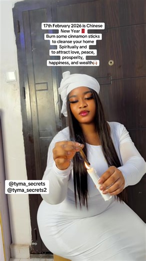 17th February is Chinese New Year 🧧 Burn some cinnamon sticks to cleanse your home Spiritually and to attract love, peace, prosperity, happiness, and wealth🙌🏽