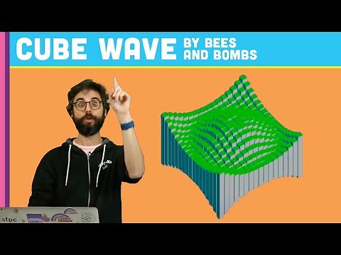 Coding Challenge 86: Cube Wave by Bees and Bombs