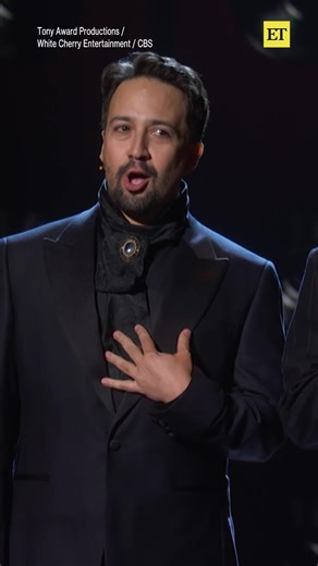 Entertainment Tonight on Instagram: "Lin-Manuel Miranda and the original cast of ‘Hamilton’ reunited for an epic performance to celebrate the musical’s 10th anniversary at the 2025 Tony Awards."