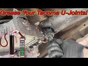 How to Grease Your Tacoma Drive Shaft! Save Your U-Joints!