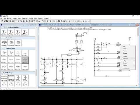 PLC Ladder Programming - Lesson 7 - Ladder Logic - Electropneumatic Circuit