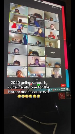 Moments from the Hilarious 2020 Online English Class