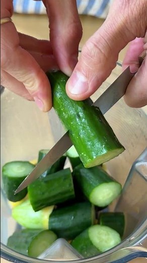 Chilled Cucumber and Zucchini Soup