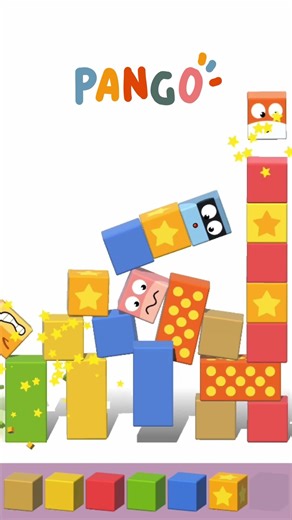 Towers Fall in the Craziest Block Challenge! 🏰💥#shorts #FallingTowers #PangoKaboom