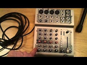 Peavey PV6 USB mixer