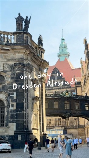 Exploring the old town of Dresden, Germany 🏰 #travel #dresden #explore #vlog