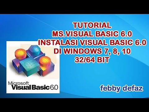 Cara instal MS. Visual Basic 6.0 di Windows 7, 8, 10 32/ 64 bit