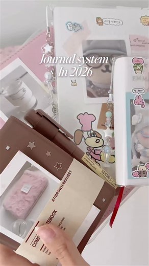 Emma | Study & Tech ☕️ on Instagram: "My journal system in 2026 💕💕 Is that too much? 😩 but too much cute 😊 #journal #planner #productivity #study #journalling"