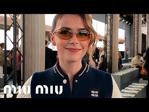 Miu Miu SS25 Show | Front Row Interviews