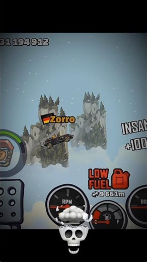 😱 THIS VEHICLE BROKE THE GAME’S PHYSICS . #short #hillclimbracing2 #hcr2