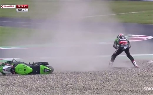 WSBK 2021赛季 摔车合集