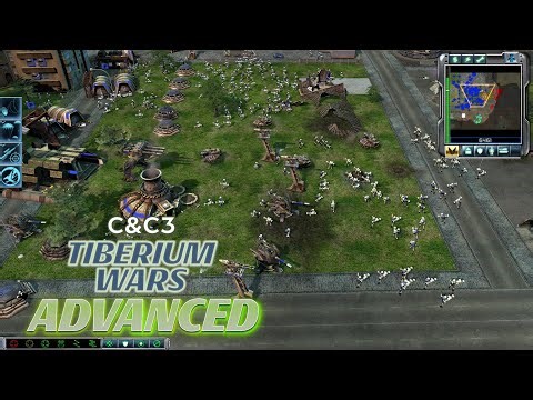 Missile Warfare in Narrow Streets | Tiberium Wars Advanced - Little European City