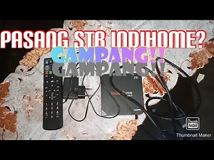 cara pasang stb indihome ke tv led!!(mudah)