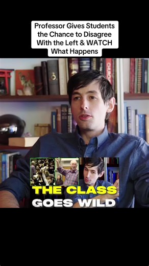 Part 1-Professor Gives Students the Chance to Disagree With the Left & WATCH What Happens##news #trump #fyp #berkingnews #warrensmith