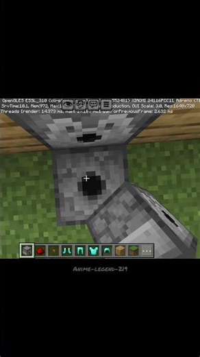 auto equip armor toturial #minecraft #shortvideo