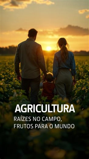 A agricultura tem suas raízes no campo, mas seus frutos impactam o mundo inteiro. Hoje, no Dia Mundial da Agricultura, celebramos todos aqueles que, com dedicação e paixão, cultivam esse alicerce essencial. A cada dia, sua força e compromisso fazem a diferença, transformando o presente e construindo um futuro melhor, para que a vida possa avançar. Para Todos Verem: O vídeo traz uma reflexão sobre a importância e a presença da agricultura em nosso dia a dia. A primeira cena mostra um agricultor e