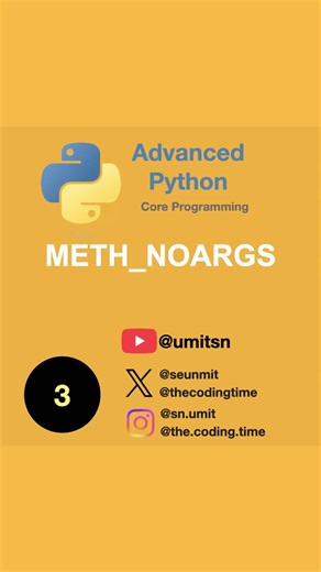 Python C API #3 | Parametresiz Fonksiyonlar: METH_NOARGS ve PY_UNUSED#cpython #pythoncore