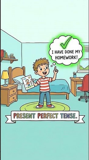 Present Perfect Tense with These Simple 🗝️✨