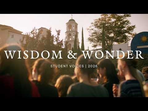 Wisdom & Wonder | Student Voices, 2026