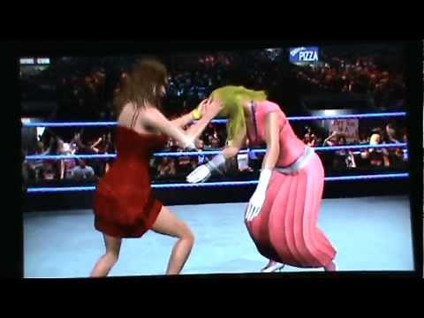 Nintendo Pauline vs Peach SmackDown! vs Raw 2009