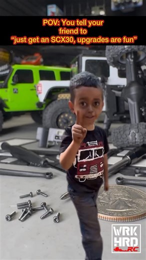 Joe Havok on Instagram: "Beginner-friendly… allegedly. #SCX30 #MicroCrawler #RCReels #RCHumor #RCBuild #ScaleRC #RCCommunity #RCAddict #HobbyLife #FYP #ForYou #ReelsTrending #WorkHardRC #trend #rctrucks #instagood"