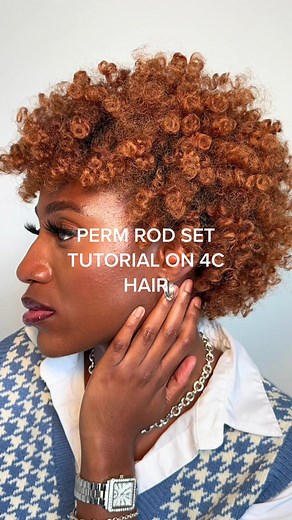 How to Achieve a Stunning Perm Rod Set on 4C Hair