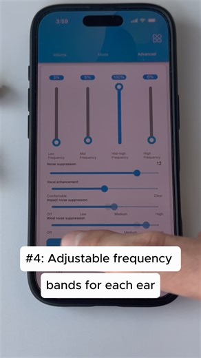Are these hearing aids… or earbuds? Nobody can tell the difference 👇 They’re smaller than the tip of your pinky. But don’t let the size fool you… These are some of the most advanced hearing aids on the market — packed with 10 powerful features: #1: Adjustable voice enhancement → Makes conversations crystal clear #2: Adjustable noise reduction → Feedback, background noise, and wind #3: Volume control for each ear #4: Frequency band control for each ear #5: 4 listening modes, including Tinnitus m