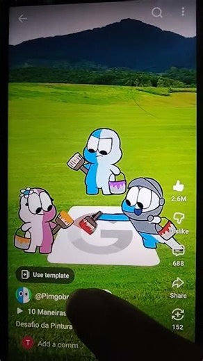 Desafio da PINTURA com pimgo! #funnyshortsfeed #shortsfeed #funny #funny #shortsvideo #shortsvideo