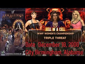 Armageddon (2000) | Ivory vs. Molly Holly vs. Trish Stratus - Triple Threat match