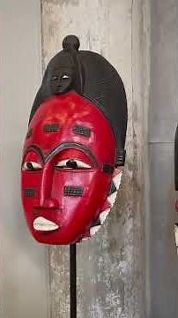 Wooden African mask