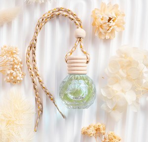 Car Diffuser [scent: Mystic Cedar] | Hanging Air Freshener | Natural Aroma | Crystal Orb Collection - Etsy