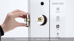ZSZ Keyless Entry Door Lock, Front Door Lock Set, Keypad Deadbolt Lock, Fingerprint & Keypad Unlock, Auto-Lock, Function Setting with Voice Guidence, Low Battery Alert,Sliver
