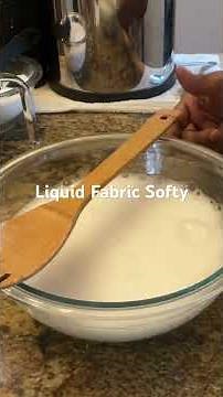 Homemade 2 Ingredient Fabric Softener