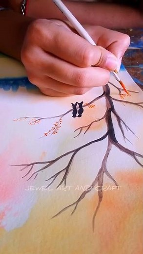 water colour /jol rong/how to easy water colour #shorts #short #subscribe #beautiful #foryou #art