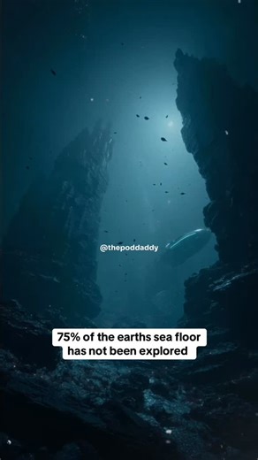 75% of the earths sea floor has not been explored #ocean #aliens #seafloor #ufo #mystery #usa | Thepoddaddy