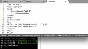 #14 記事の一覧を表示しよう (2) | Express入門 - プログラミングならドットインストール