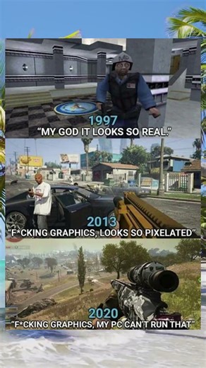 Evolving Graphics Rage 😡🎮 #GamerHumor #Relatable #Funny