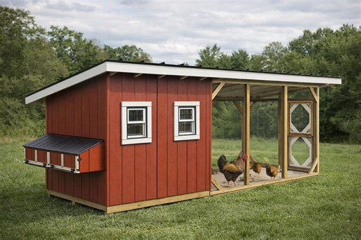 8x20 Chicken Coop With Run Plans - PDF Download - Etsy