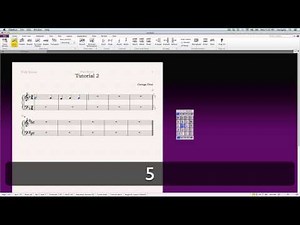 Sibelius 7: Four-part writing with roman numeral analysis