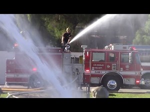 LAFD Task Force 88 - Hose and Deck Gun Training
