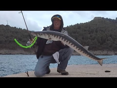 Fishing Barracuda with the Barracuda Tube... fishing Greece