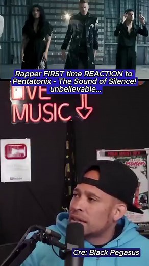 Rapper's First Reaction to Pentatonix's Sound of Silence