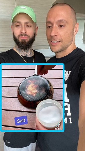 13M views · 236K reactions | How to magically clean a pan 勞 | The Pun Guys | Facebook