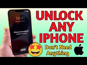 How to Unlock Your iPhone When It's Unavailable: Easy Step- by- Step Guide!" (Fix iPhone Unavailable