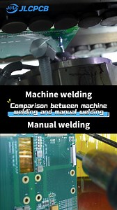 Curious about the difference between machine and manual welding in PCB production? Watch the video to witness the battle of precision and speed! How does machine welding push efficiency to the limit? Can manual welding win in terms of detail? Click to discover the secrets behind the production process and find out which method is best for you! | JLCPCB