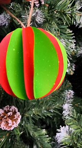 Super Easy Paper Bauble 🌲🎄 #diy #christmasdecor #bauble | Origamilibrary