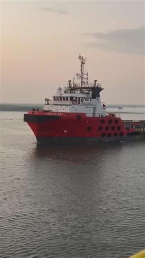 Vessel is passing channel #vessel #offshore #marine #logistic #UAE #ship #seaman #sailing #abudhabi