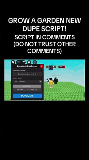 Secret Duplication Script for Grow a Garden Revealed!