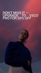 43K views | This Black Friday, refine your style with 200+ presets, film effects, AI Lab and much more. Half off, this week only. | VSCO | Facebook